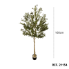 Olivo artificial mediano de 160 cm con aceitunas - FlorYou