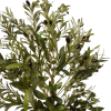 Olivo artificial mediano plantado en maceta con base de yeso