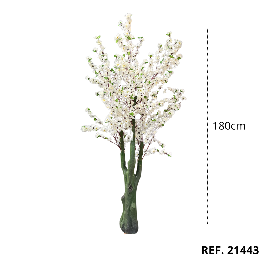Árbol de cerezo artificial pequeño de 180 cm en flor - FlorYou