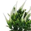 Detalle 4 del ramo de astilbe artificial en blanco, verde y amarillo
