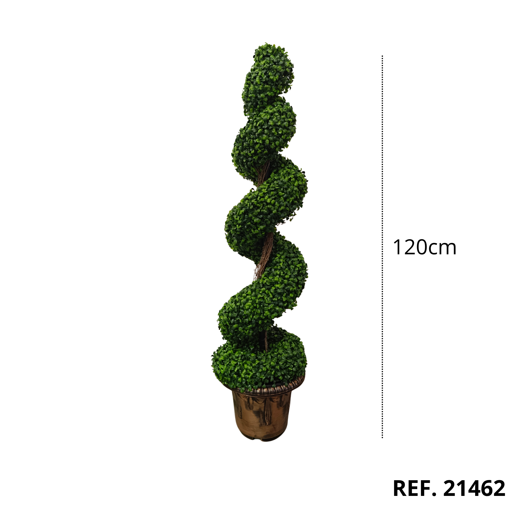 Topiario artificial en espiral de 120 cm - FlorYou