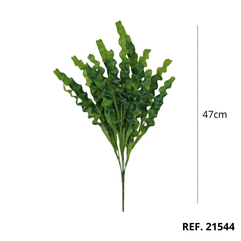 Ramo artificial de algas de 47 cm en verde y amarillo - FlorYou
