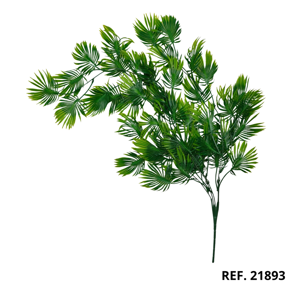 Colgante artificial de hojas de palmera de 75 cm, imagen principal