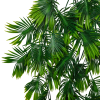 Colgante de hojas de palmera artificial colgado en maceta