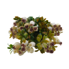 21888 - Ramo verde con bourvardias (3 colores) (8)